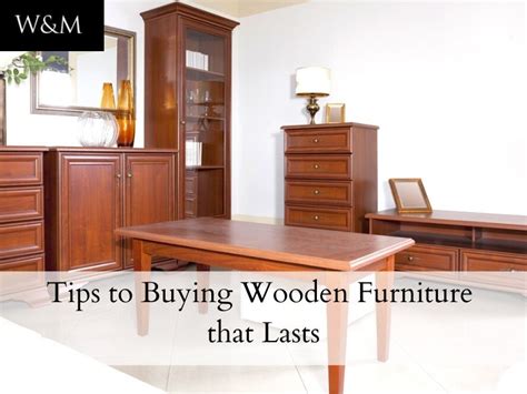 Buying Wood Furniture